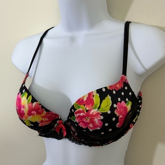 Victoria Secret sz 34 C push up bra in a tropical print Hardly worn. - Picture 6 of 10